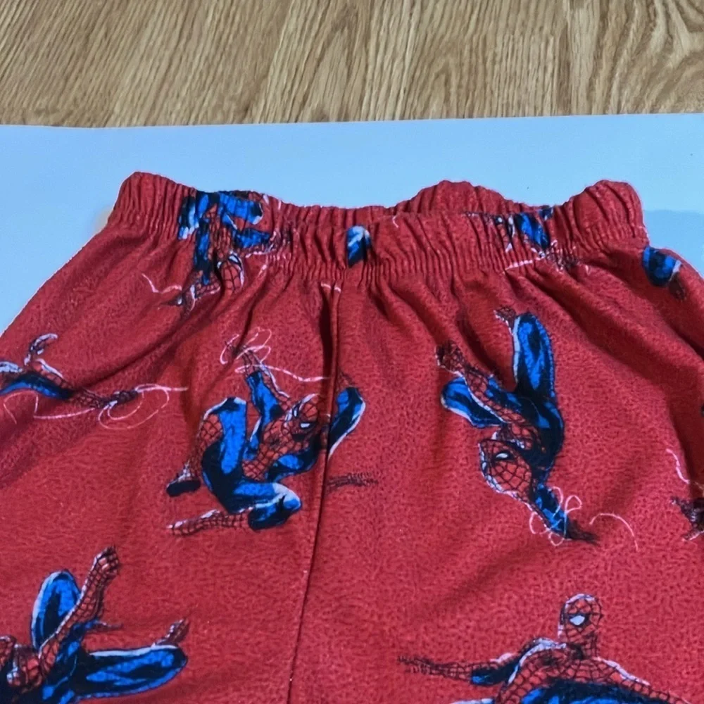 MARVEL Child’s Officially Licensed SPIDER MAN PJ SET Size 4/5  Red/Blue Preowned